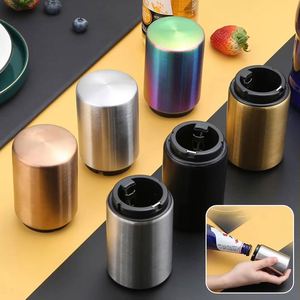 Xdh1887 Stainless Steel Automatic Cap Catcher Push Down <b>Magnetic</b> Metal Beer Bottle Opener - Product Image 2