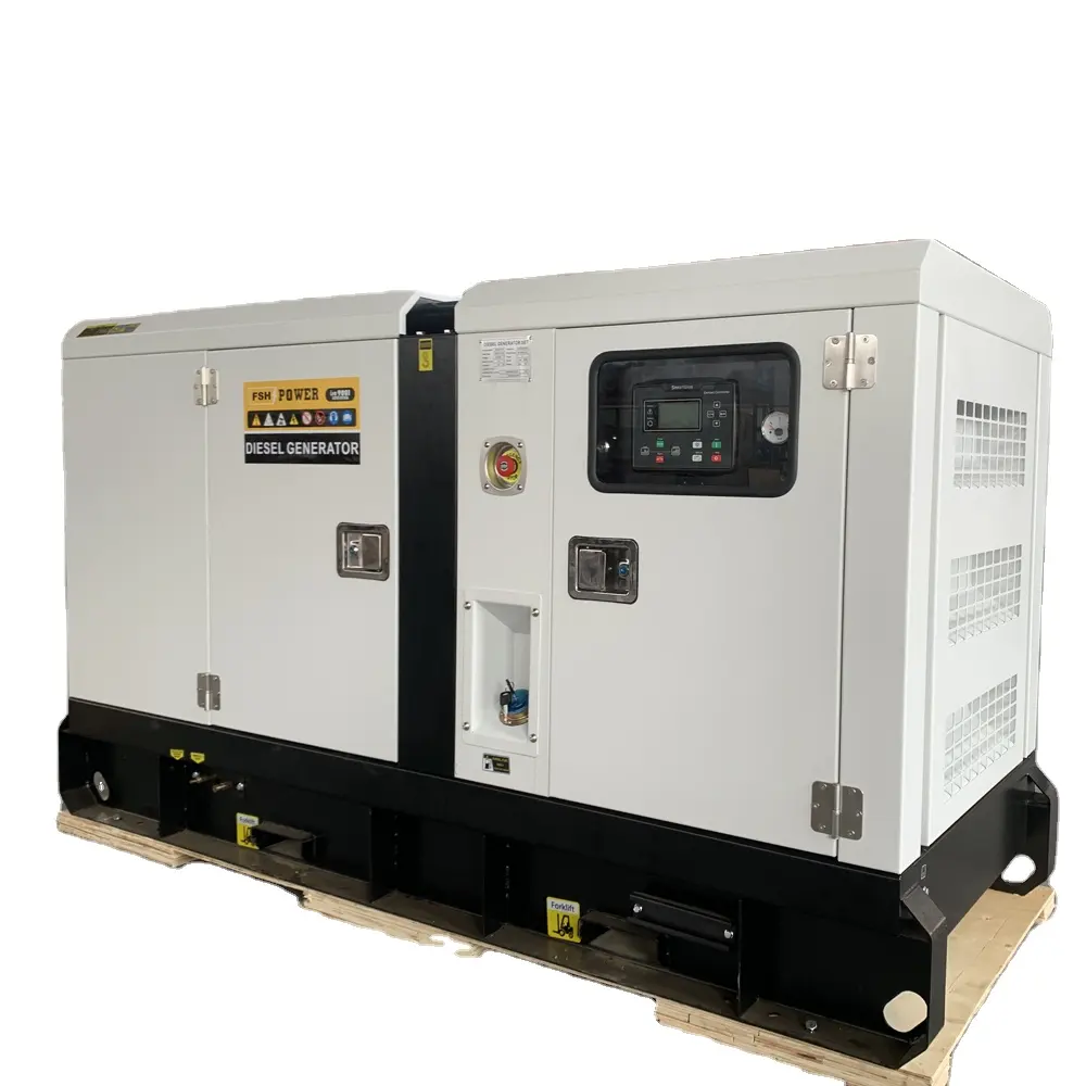 Raffreddato ad acqua di tipo insonorizzato 400/230V generatore Diesel 20KW 30KW per la vendita