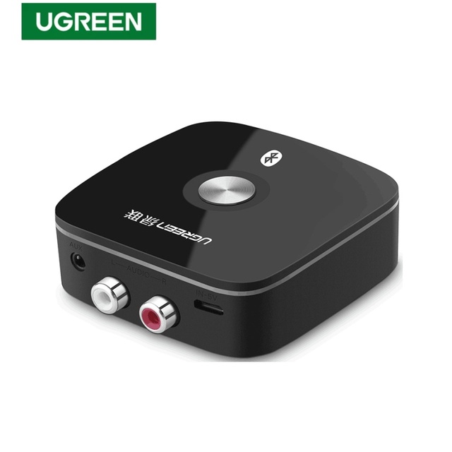 UGREEN Blue-tooth RCA Receiver 5.1 AptX HD 3.5mm Jack Aux Wireless Adapter Music for TV Car 2RCA Blue-tooth 5.0 Audio Receiver