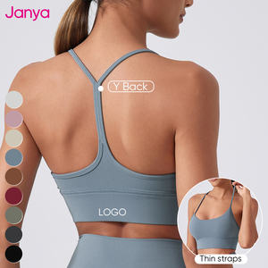 Janya 사용자 정의 로고 여성용 스포츠 브래지어 섹시한 Y 백 충격 방지 달리기 운동 브래지어 등이없는 체육관 피트니스 탑 요가 스포츠 브라 - Product Image 3