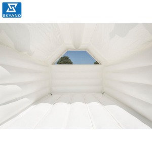 Maison <span class=keywords><strong>pleine</strong></span> d'entrain de château gonflable blanc pour l'activité de noce - Product Image 6