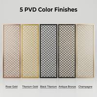 Paravent de bureau rétractable en acier inoxydable personnalisable, design pliable, thème paysage/peinture, durable et multifonctionnel