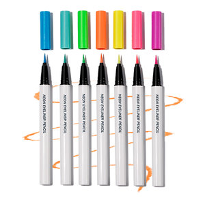 Personnalisez votre propre logo Crayon eyeliner néon à base de minéraux de maquillage arc-en-ciel éclatant biologique - Product Image 5