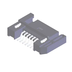 6 Gbps Board Lock Right Angle SMT Multi Media Equipment LCP Easy installation 1.27 mm sata connector nvme