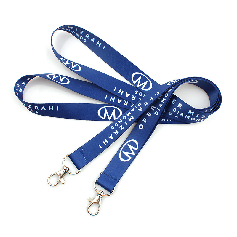 Wholesale Custom Fashion Ribbon Satin Lanyard Lanyard Keychain Image 2