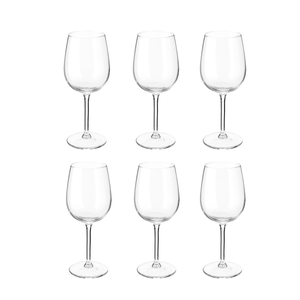 SET DI 6 CALICI DA VINO IN VETRO 6.4X20.2CM 36CL - Product Image 1