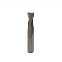 Fraise à bout en carbure monobloc à 2 cannelures en spirale de 3 mm à 12 mm pour la sculpture sur MDF, PVC et la découpe du bois avec revêtement OEM, support pour fraises CNC