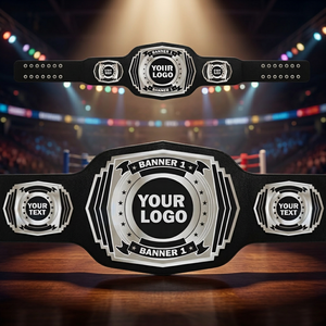 Pro Wrestling Smackdown Tag Team Championship Ceinture Bracelet en acier inoxydable Durable Taekwondo Grappling Belt - Product Image 1
