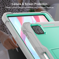 Étui de protection robuste pour tablette Xiaomi Pad6 6 Pro 11 pouces, couleur vert menthe, avec sangle anti-chute, support et emplacement pour stylo