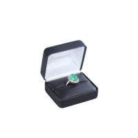 Boîte à bijoux personnalisée en cuir PU noir et blanc, doublure en velours blanc, logo, pour bagues, boucles d'oreilles, colliers, bracelets, boîte de mariage minimaliste