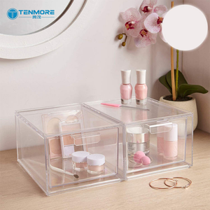 Boîte <span class=keywords><strong>de</strong></span> <span class=keywords><strong>rangement</strong></span> en PET transparent à prix d'usine en gros, personnalisable avec logo OEM, fournisseur en gros d'organisateurs ménagers - Product Image 2
