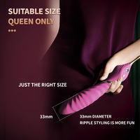 Vibratie-staafje voor vrouwelijke masturbatie, seksspeeltje dat het lichaam doordringt, intens orgasme, dubbele kop vibratie.