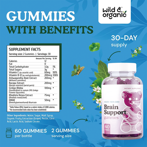 Etiqueta privada 100mg Fosfatidilserina Gummy Kids Nootropics <span class=keywords><strong>Brain</strong></span> Booster Gummy Suplemento para la memoria y el enfoque - Product Image 4