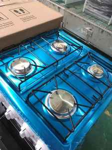 Vente chaude autonome 50x50cm barbecue gris argenté 4 brûleurs à gaz avec four de boulangerie pour GPL - Product Image 6