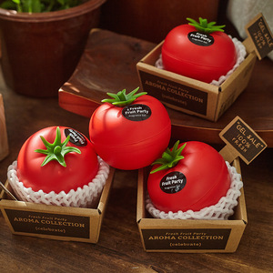 Ambientador Portátil para Auto con Aroma a Tomate, Ambientador Sólido de Larga Duración para Baño, Perfume Refrescante para Auto - Product Image 1