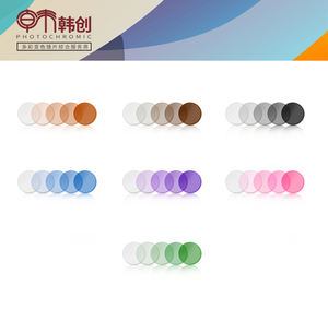 <span class=keywords><strong>Blue</strong></span> <span class=keywords><strong>Block</strong></span> 1,61/1,67/1,74 Lentes ópticas de visión única fotocromáticas antirreflectantes azules/verdes - Product Image 6