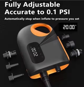 Pompe à air SUP, gonflage haute pression 20PSI avec lumière LED à arrêt automatique, fonction de dégonflage pour planches à pagaie, bateaux, tente - Product Image 6