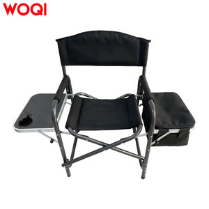 เก้าอี้พับ Woqi ผ้า Oxford โครงอะลูมิเนียม รับน้ำหนักได้ 150 กก. เก้าอี้ผู้กำกับสำหรับตั้งแคมป์กลางแจ้ง พร้อมโต๊ะข้าง - Product Image 4