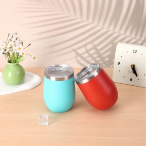 Tazza Isolante Personalizzata con Logo, 12oz in Acciaio Inox a Doppio Strato Verniciata a Spruzzo, Mini Tazza <span class=keywords><strong>per</strong></span> Uova, Tazza da Caffè Portatile <span class=keywords><strong>per</strong></span> <span class=keywords><strong>Auto</strong></span> e Outdoor - Product Image 6