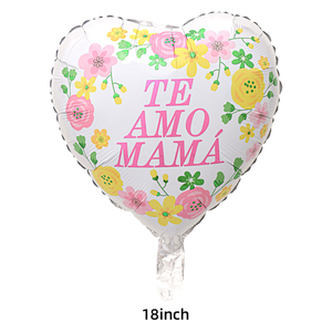 Ballons en aluminium en forme de cœur pour la fête des mères, parfaits pour les décorations de fête de la fête des mères. - Product Image 6