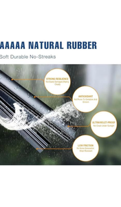Precio de Fábrica 2026: Las Más Vendidas Escobillas Limpiaparabrisas Universales Tipo Banana Híbridas para Automóviles en el Sudeste Asiático - Product Image 3