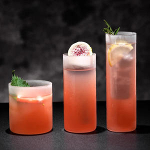 Gran oferta, bandejas cilíndricas esmeriladas <span class=keywords><strong>para</strong></span> aperitivos <span class=keywords><strong>de</strong></span> cristal Collins, juego <span class=keywords><strong>de</strong></span> tazas rectas transparentes <span class=keywords><strong>para</strong></span> bebidas largas, cócteles, <span class=keywords><strong>vasos</strong></span> Colin - Product Image 2