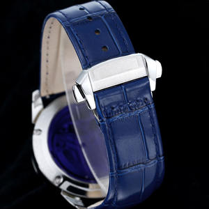 Montre mécanique Totem faite à la main, édition limitée, diamètre 44 mm, surface en cristal saphir, résistante à l'eau, pour usage quotidien - Product Image 5