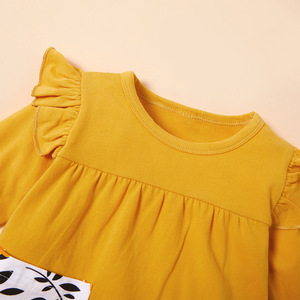 Ropa Infantil al por Mayor, Conjunto de Ropa para Niñas, Conjuntos de 2 Piezas para Niños con Estampado de Flores - Product Image 4