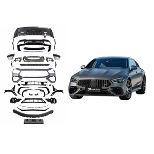 PHARRI pour Mercedes-Benz <span class=keywords><strong>AMG</strong></span> <span class=keywords><strong>GT</strong></span> 4 portes 2025-2026 – Kit carrosserie <span class=keywords><strong>AMG</strong></span> <span class=keywords><strong>GT</strong></span> <span class=keywords><strong>63S</strong></span> de haute qualité : pare-chocs avant/arrière, diffuseur, embouts d'échappement - Product Image 1