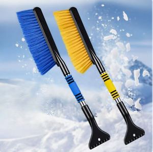 Nouvelle pelle multifonctionnelle télescopique, grattoir de voiture, brosse à neige d'hiver, outil de déneigement, logo personnalisé - Product Image 2