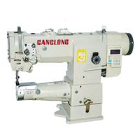 Machine à coudre en cuir pour sac de ceinture, bras cylindrique, pied de marche, matériau épais, 341