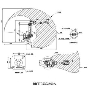 Robot de 6 Ejes de Alta Precisión de Borunte Factory Supply, Longitud del Brazo de 2550 mm, Repetibilidad de 0,1 mm, Caja de Engranajes - Product Image 5