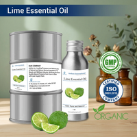 Huile Essentielle de Citron Vert Aethon International, Qualité Premium, Grade Confiseur, 100% Pure, Distillée à la Vapeur, Parfum Spa Italien