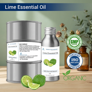 Aethon International Lime Essential Oil Italy Spa Fragrance Premium Quality Confectioner's Grade 100% Pure <b>Steam</b> Distilled - Product Image 2
