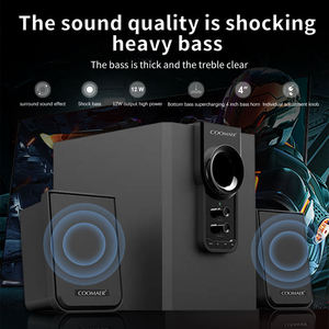 Customizable USB Subwoofer Surround Speaker Sound Multimedia <b>Gaming</b> Home Theatre System Hifi 2.1 Woofer Speakers <b>for</b> <b>PC</b> Computer - Product Image 2