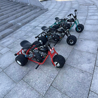 Triciclo Todoterreno para Adultos, con Motor de Gasolina, 3 Ruedas, Mini Go Kart, Vehículo de Carreras Todoterreno para Playa