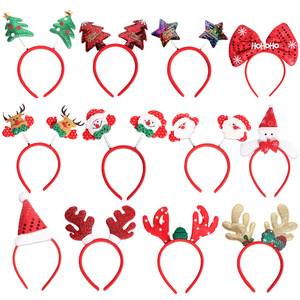 Décorations <span class=keywords><strong>de</strong></span> Noël Bandeau pour adultes et enfants Bois <span class=keywords><strong>de</strong></span> wapiti et bonhomme <span class=keywords><strong>de</strong></span> neige Boucle Design Accessoire <span class=keywords><strong>de</strong></span> robe <span class=keywords><strong>de</strong></span> fête - Product Image 5