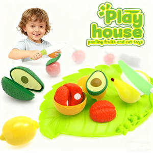 Jouets <span class=keywords><strong>de</strong></span> <span class=keywords><strong>cuisine</strong></span> pour enfants, fruits et légumes en coque à découper, jouets <span class=keywords><strong>de</strong></span> jeu d'imitation, nourriture rapide colorée, jeu <span class=keywords><strong>de</strong></span> <span class=keywords><strong>cuisine</strong></span> pour enfants - Product Image 2