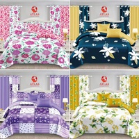 Microfibre brossée 100% en rouleau 100% sergé de polyester tissu de draps de lit tissé d'impression dispersée super douce