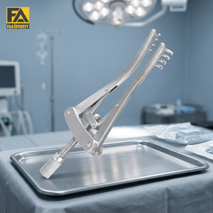 Écarteur chirurgical 4x4 dents, manuel, en acier inoxydable, instrument de chirurgie générale, classe I, certifié CE - Product Image 4
