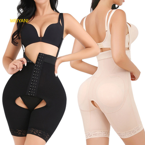 Récupération de l'abdomen Shapewear Fesses rembourrées Minceur Corps complet Ouvert Entrejambe Gaines Taille Formateur Body Butt Lifter Shaper - Product Image 1