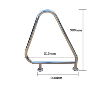 درابزين SS304 سلم حمام سباحة من الفولاذ المقاوم للصدأ - Product Image 5