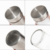 Cuisine à domicile 70ml broyeur portable outil à main épices sel poivre conteneurs épices shaker bouteille en verre