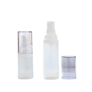 Flacon à vide pour émulsion 15ml 20ml 30ml en aluminium brossé en forme de U, emballage cosmétique pour crème BB et fond de teint - Product Image 2