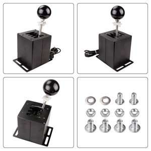 Simulateur de changement de vitesse pour jeux de course, levier de vitesses manuel en forme de H pour Logitech G27 G29 T300 PC, câblé, en alliage d'aluminium - Product Image 3