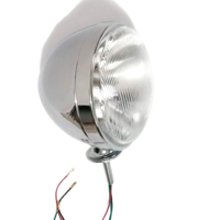 Nouveau phare halogène vintage de 7 pouces, rond semi-fermé, lumière de travail H4 6000K, faisceau haut/bas, 4000 Lm, 12V/24V, pour remplacement