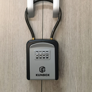 Black Steel Cable Shackle Xách Tay Mini Khó<span class=keywords><strong>a</strong></span> Chì<span class=keywords><strong>a</strong></span> Khó<span class=keywords><strong>a</strong></span> Nhỏ Hộp Ẩn Một Khó<span class=keywords><strong>a</strong></span> Sigma An Toàn Lockbox Hợp Kim Nhôm <span class=keywords><strong>Locker</strong></span> - Product Image 4