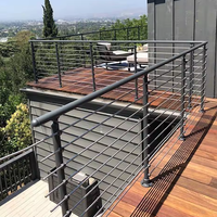 Système de balustrade de balcon rond en acier inoxydable PRIMA, moderne, facile à installer, pour escalier