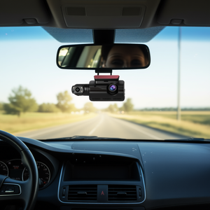 Cámara de salpicadero de coche con doble lente, 1080P, sensor G, cámara frontal y trasera, grabadora de vídeo, gran angular de 165 grados, compatible con MicroSD - Product Image 2