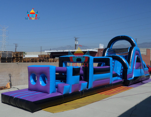 Obstáculos Inflables Gigantes, Circuito de Obstáculos, Juegos de Desafío, Carreras, Competición, Parque Infantil Comercial Personalizado para Exteriores - Product Image 2